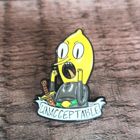 Adventure Time Pin Lemon Grab Unacceptable! - Picture 1 of 3